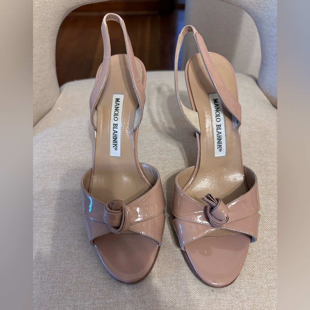 Manolo Blahnik Slingback Sandals